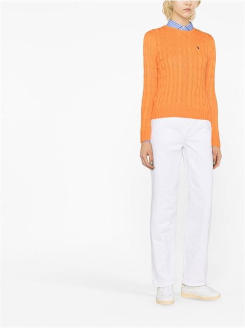 Maglia Julianna girocollo a trecce POLO RALPH LAUREN | 211891640008